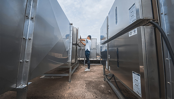 瓊海樓頂靜電油煙凈化器,靜電除油煙凈化器閃黃燈怎么辦